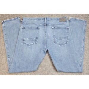 PacSun Jeans Mens 34x32 Blue Denim Stretch Faded Boho Streetwear Grunge Slim Fit